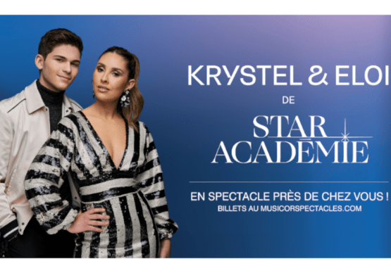 Krystel et Éloi de Star Académie au Théâtre Gilles-Vigneault