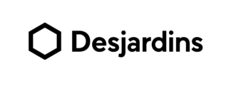 Desjardins logo noir et blanc