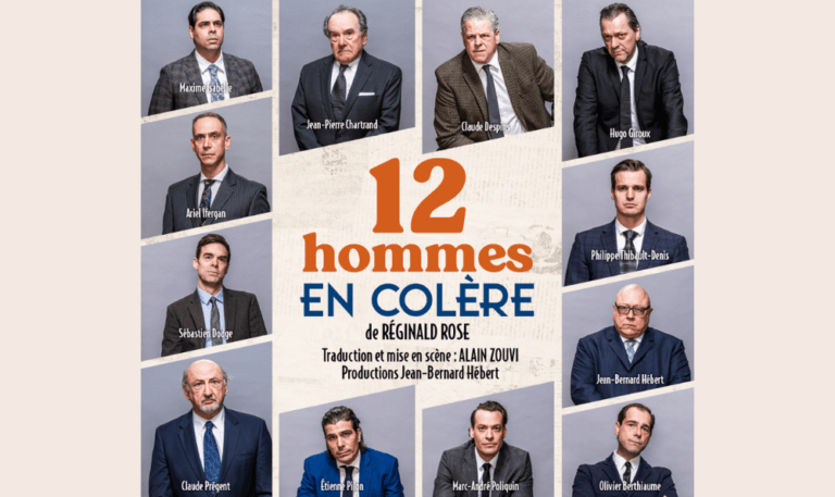 12 hommes en colère - Théâtre Gilles-Vigneault